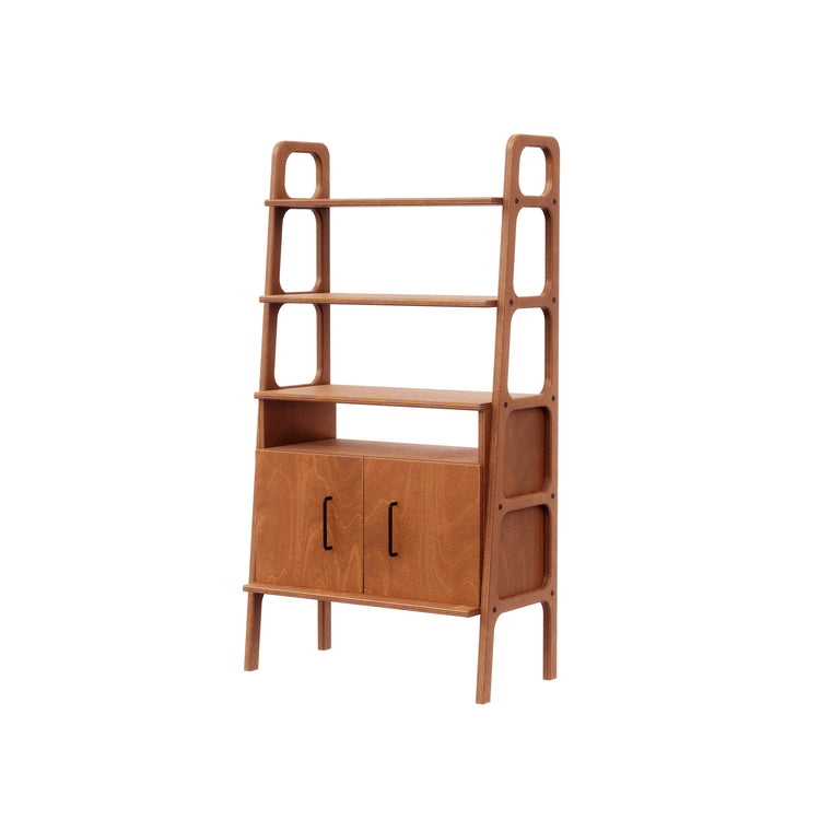 Regał na zamówienie z szafką open Midi