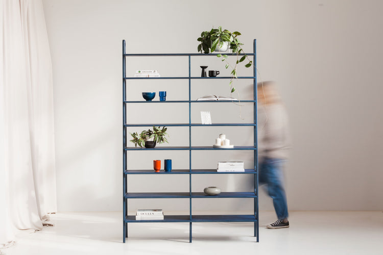 Regał na książki Double Maxi Plus z 8 półkami