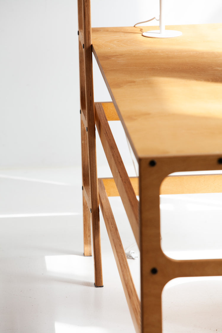 Biurko z półkami L-Shape