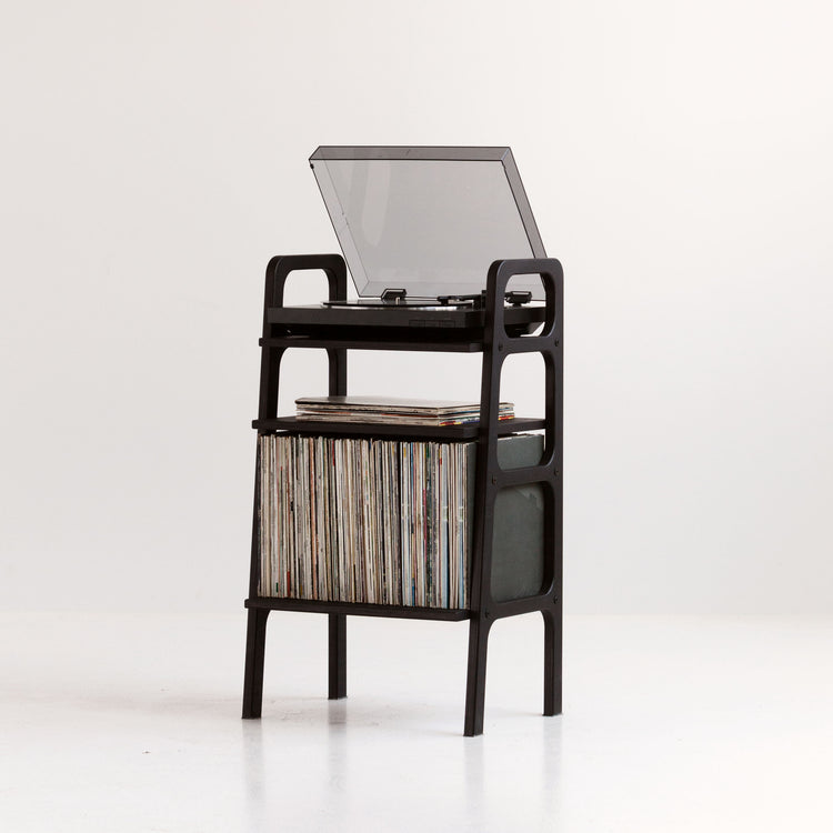 Regał Mini z półkami z vinyl space