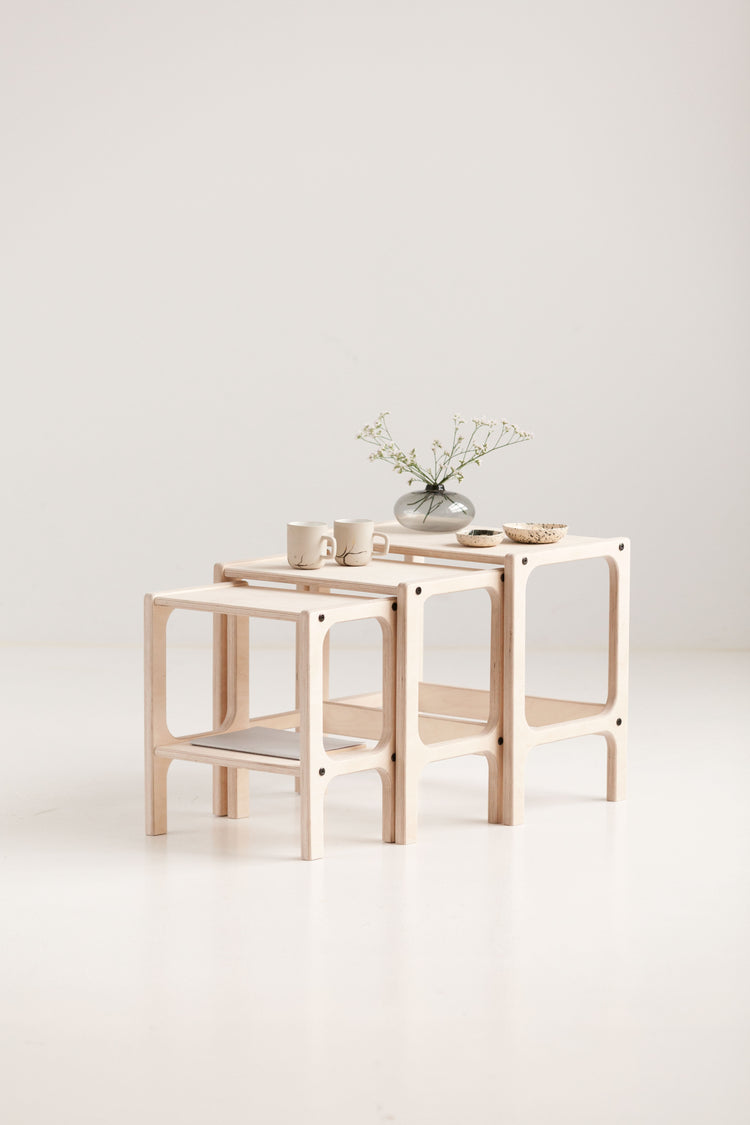 Potrójny stolik kawowy