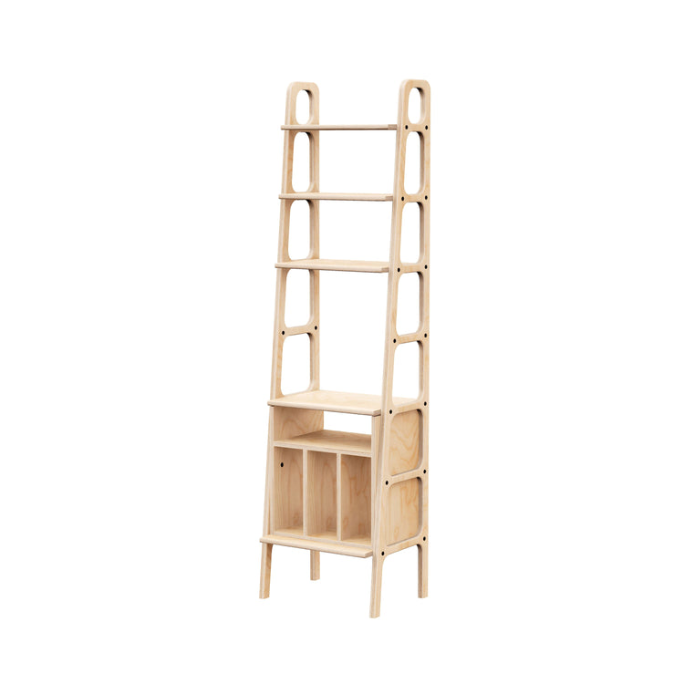 wooden-record-cabinet-minimalistic