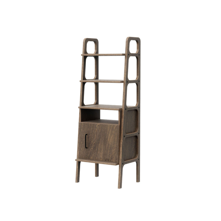 Regał na zamówienie z szafką open Midi