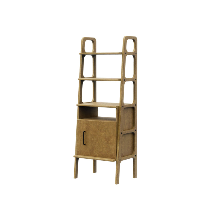 Regał na zamówienie z szafką open Midi