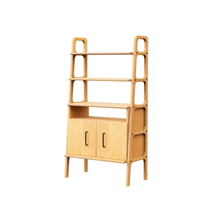 Regał na zamówienie z szafką open Midi