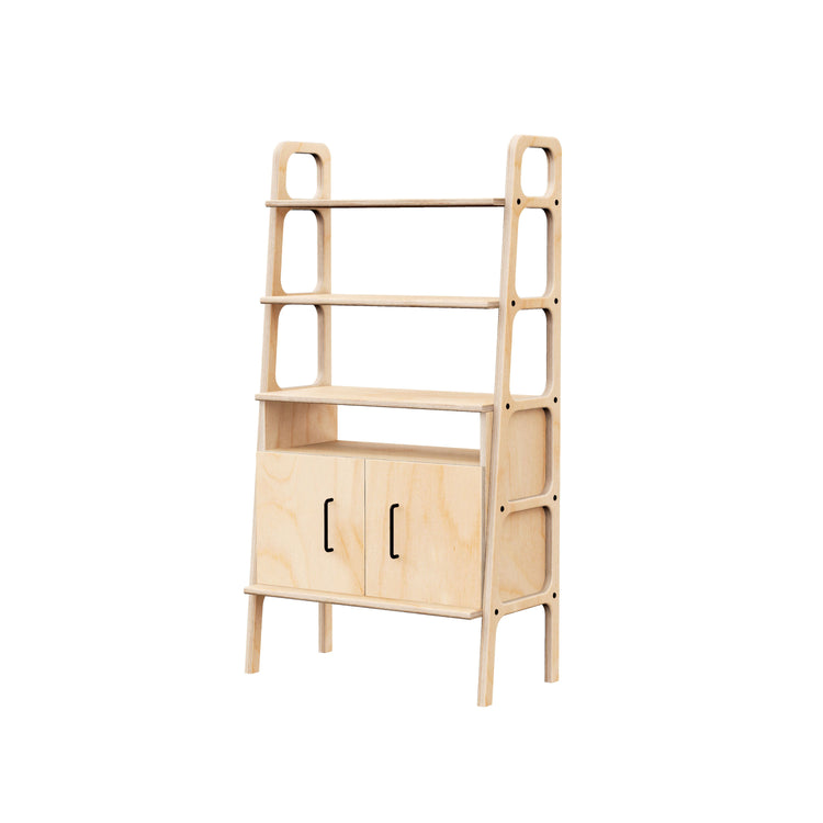 Regał na zamówienie z szafką open Midi