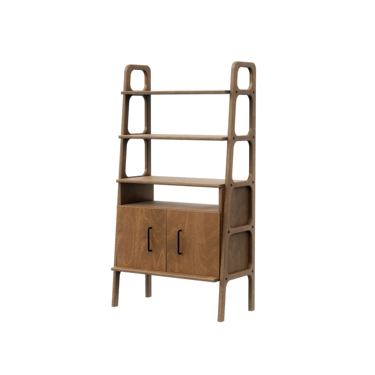 Regał na zamówienie z szafką open Midi