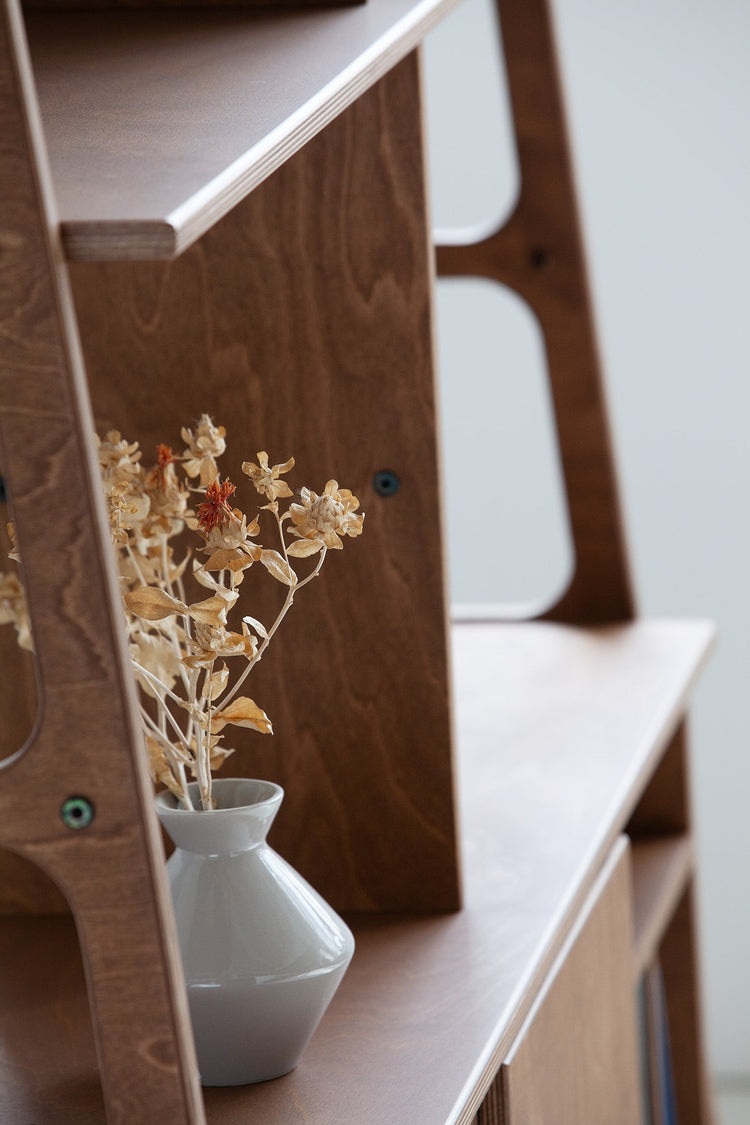 detail-of-mid-century-modern-record-player-stand-wooden-in-walnut-stain
