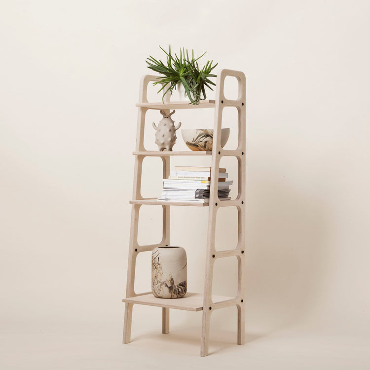 slim-handmade-bookcase-with-shelves