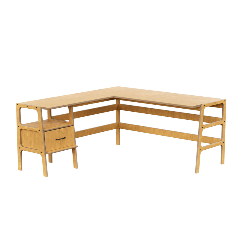 Biurko L-Shape 14 z szufladą