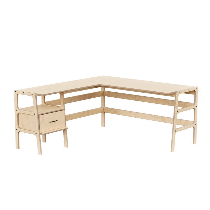 Biurko L-Shape 14 z szufladą