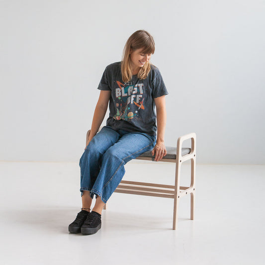 Ławka z siedziskiem