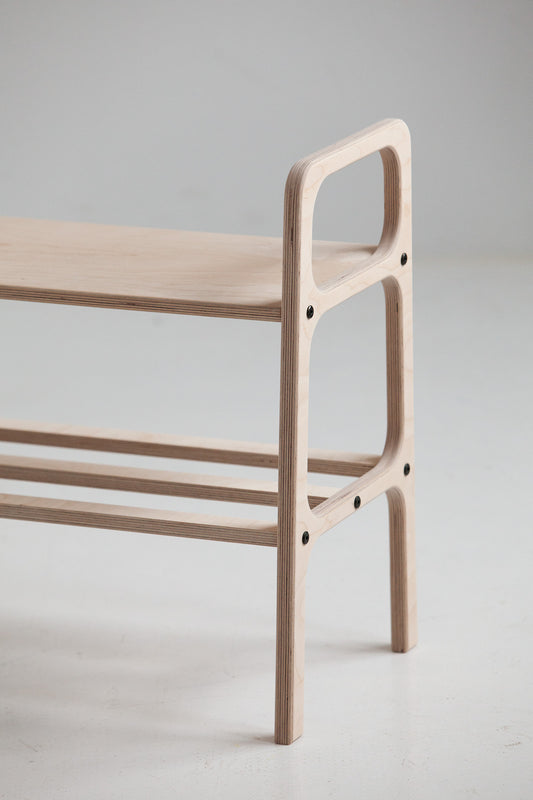 Ławka W74 D37 ORZECH