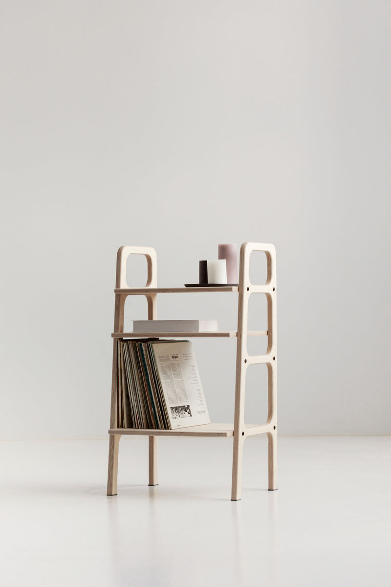 Regał Mini z półkami z vinyl space