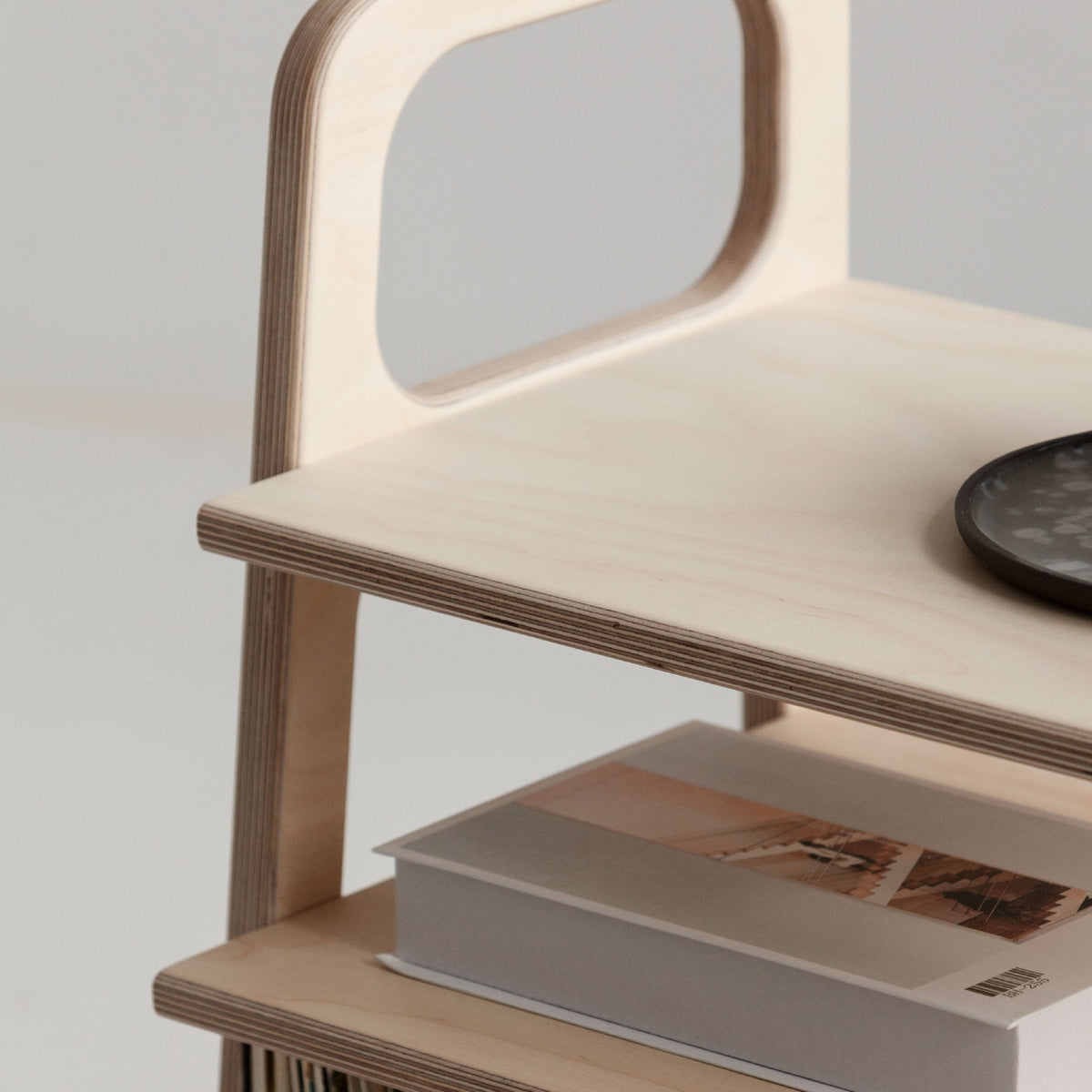 Regał Mini z półkami z vinyl space