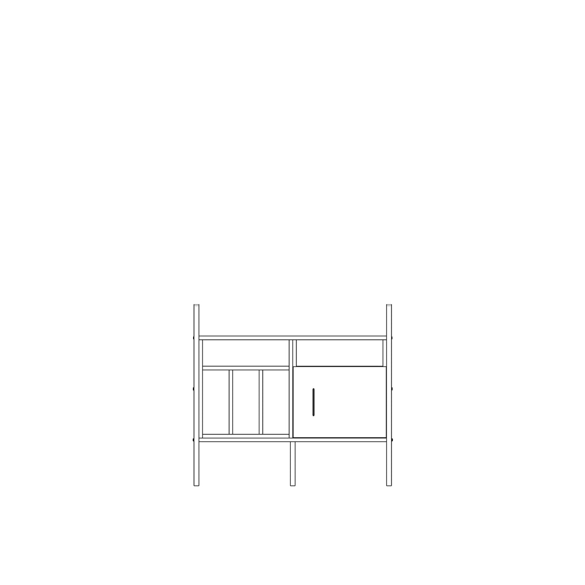 Komoda · szer. 97 cm · Winyle + Szafka
