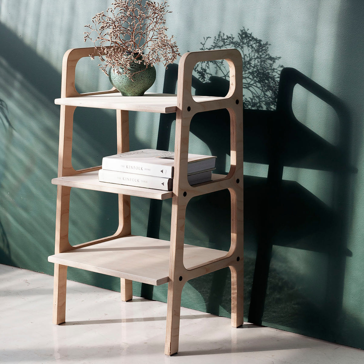 bookcase-storage-vintage-wooden-bookshelf