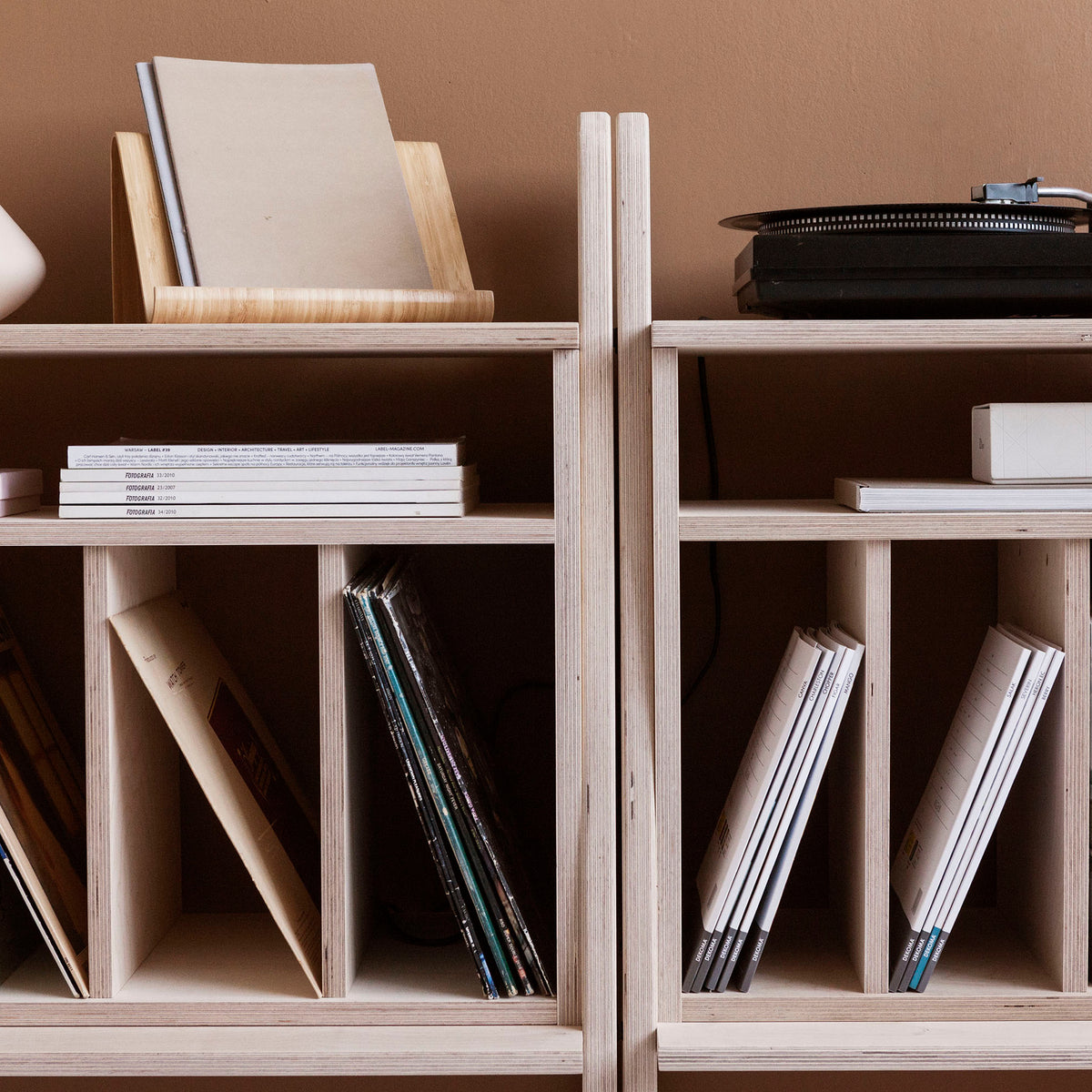 closeup-mid-century-design-vinyl-storage-sideboard