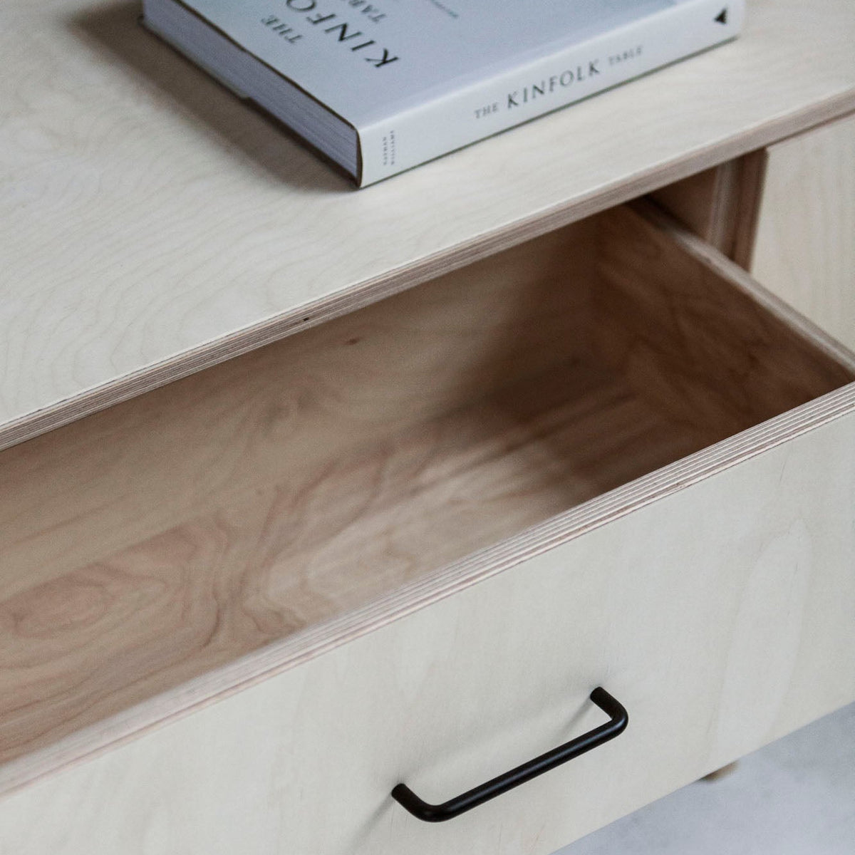 detail-of-drawer-wooden-tv-stand