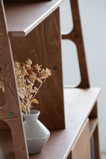     detail-of-mid-century-modern-record-player-stand-wooden-in-walnut-stain