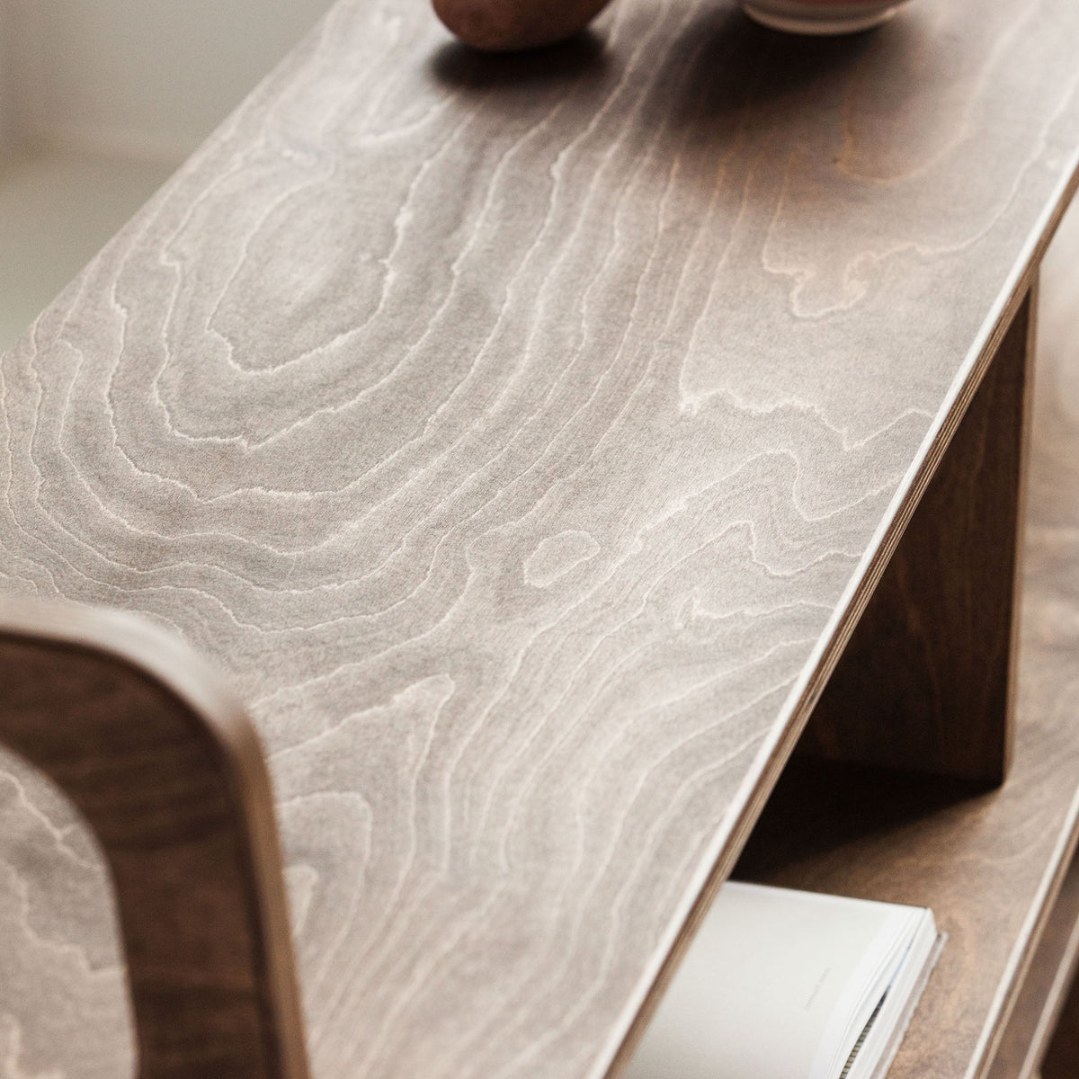 detail-of-mid-century-modern-sideboard-with-drawers-and-vinyl-storage-in-walnut-stain