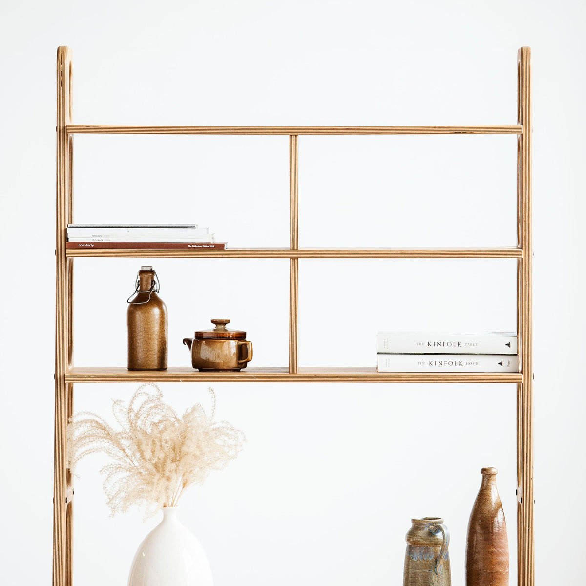 detail-of-wooden-handmade-bookcase-in-mid-century-style