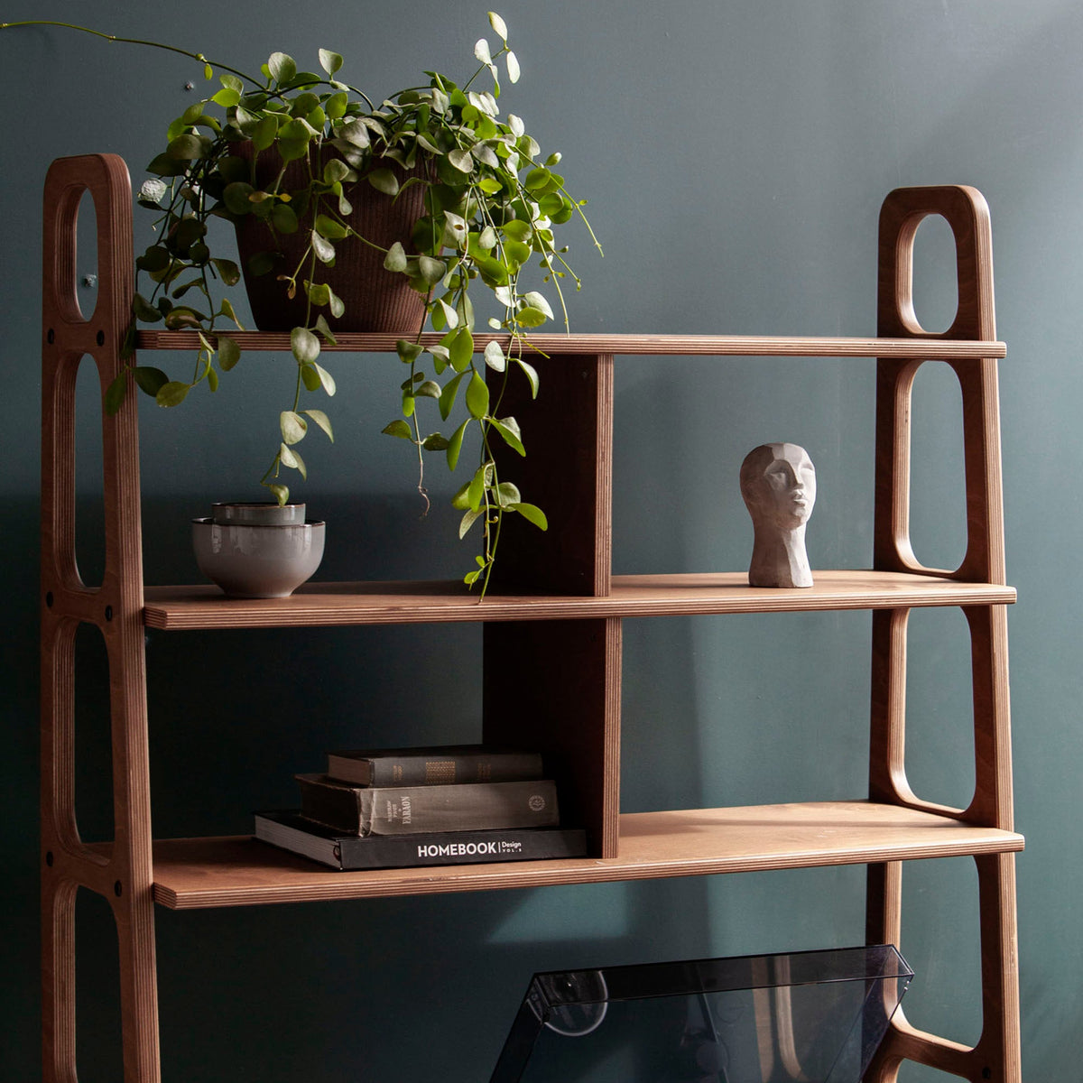 detail-of-wooden-mid-century-modern-vinyl-record-storage