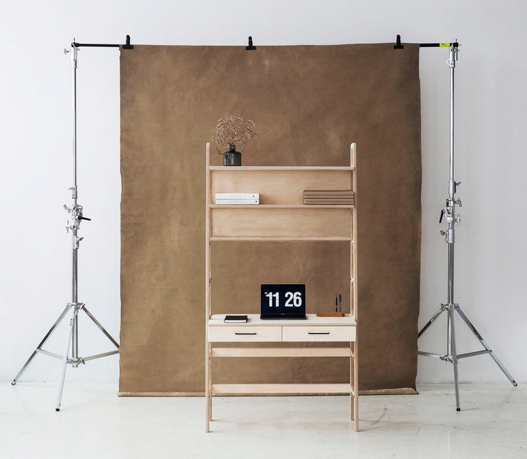 light-modern-design-desk-with-drawers-in-studio