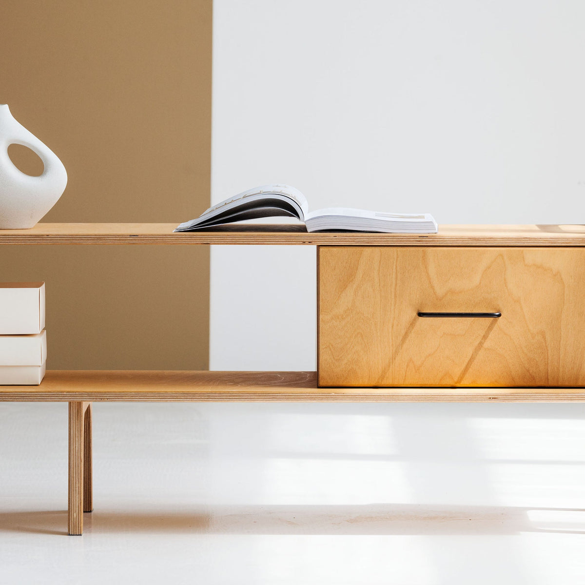 mid-century-modern-tv-stand-oak-in-full-sun
