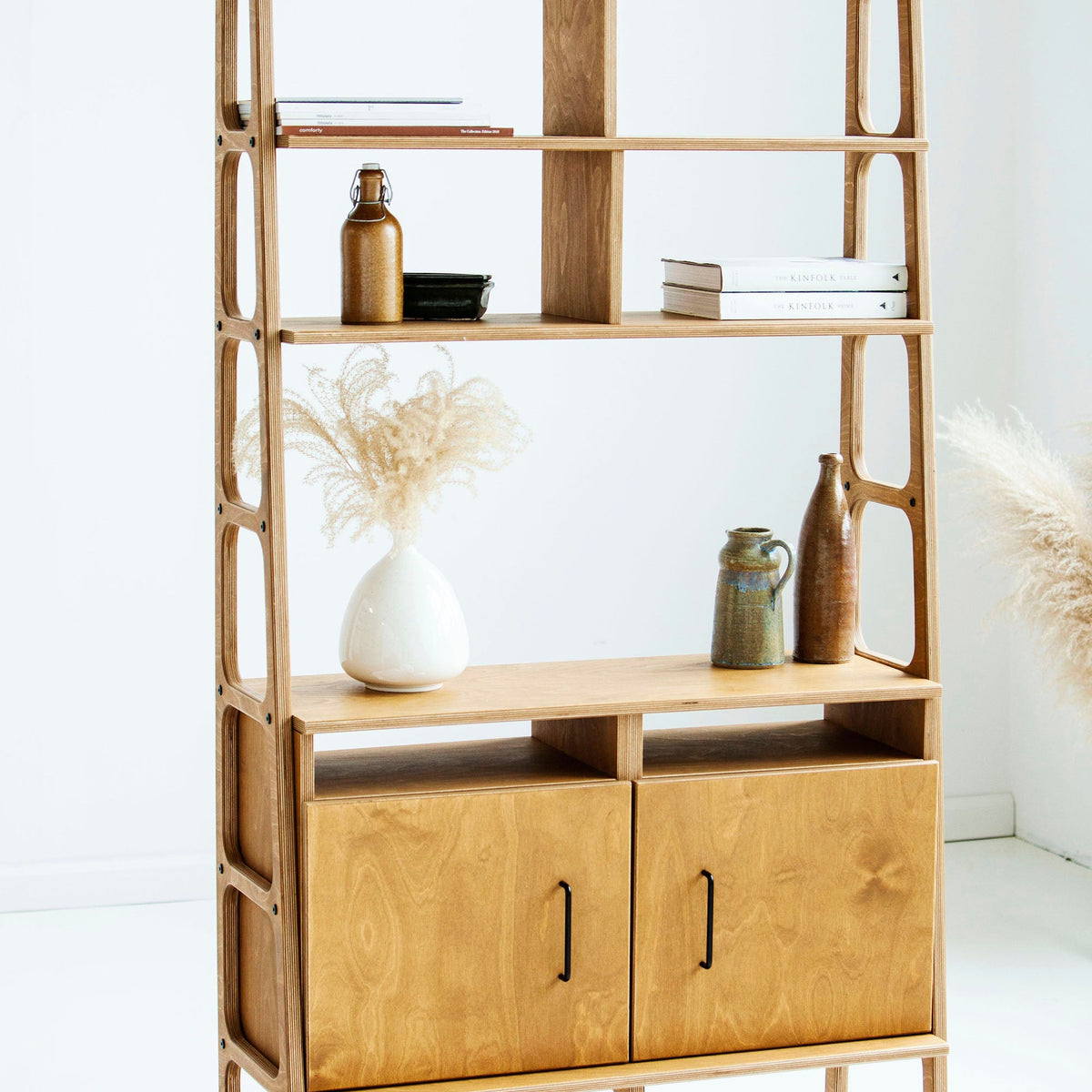 oak-handmade-bookcase-in-mid-century-style