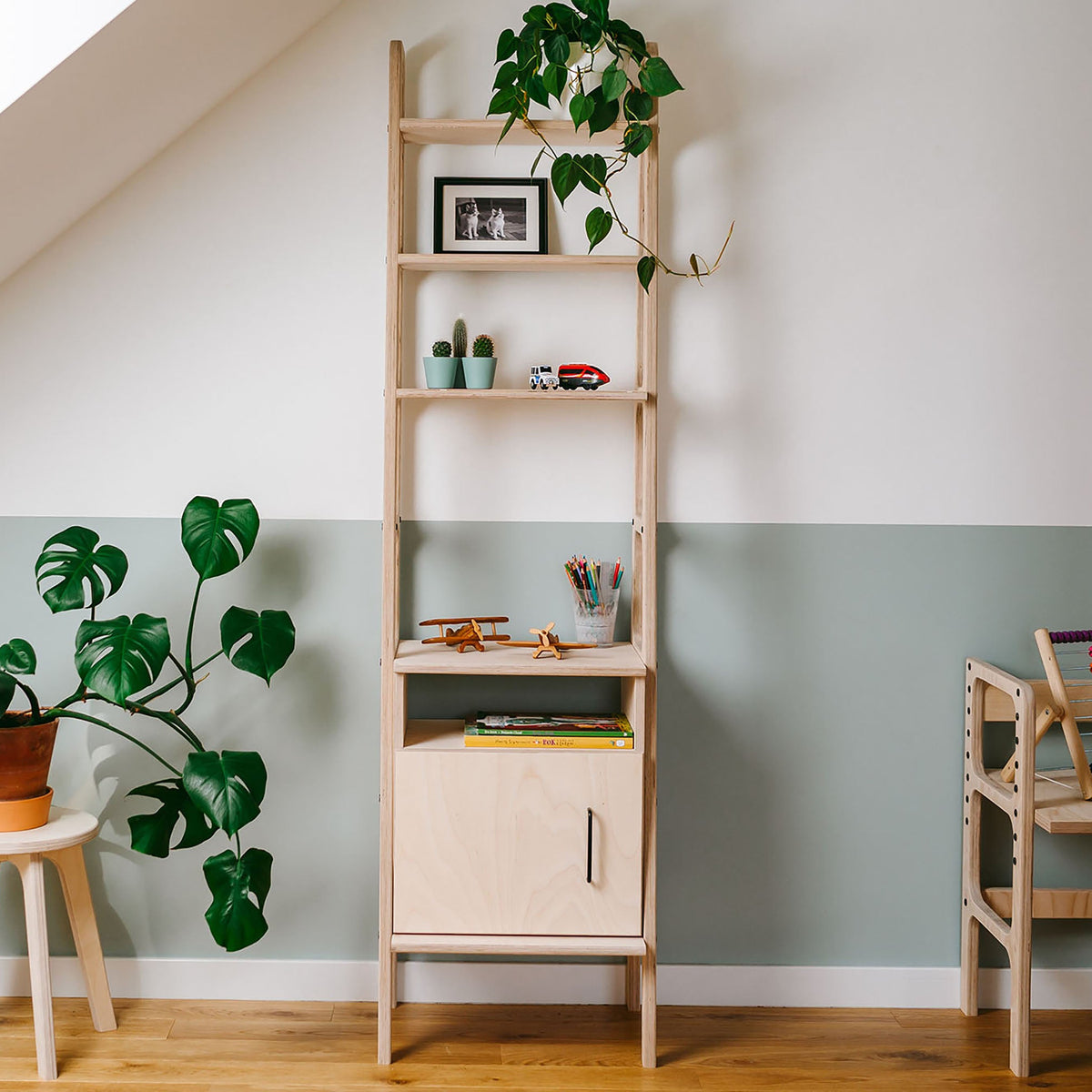 pwoodpro-minimalist-bookcase-with-cabinet-open