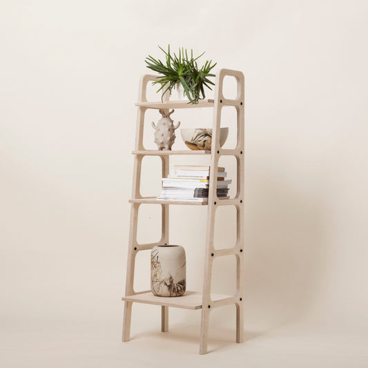 slim-handmade-bookcase-with-shelves