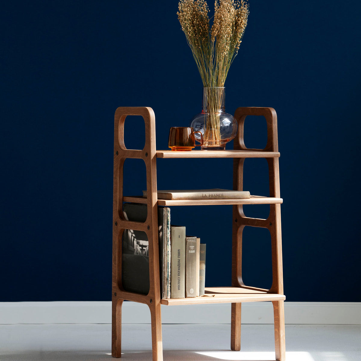 vinyl-storage-wooden-design-storage-shelf