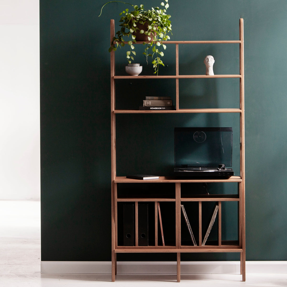 wooden-mid-century-modern-vinyl-record-storage