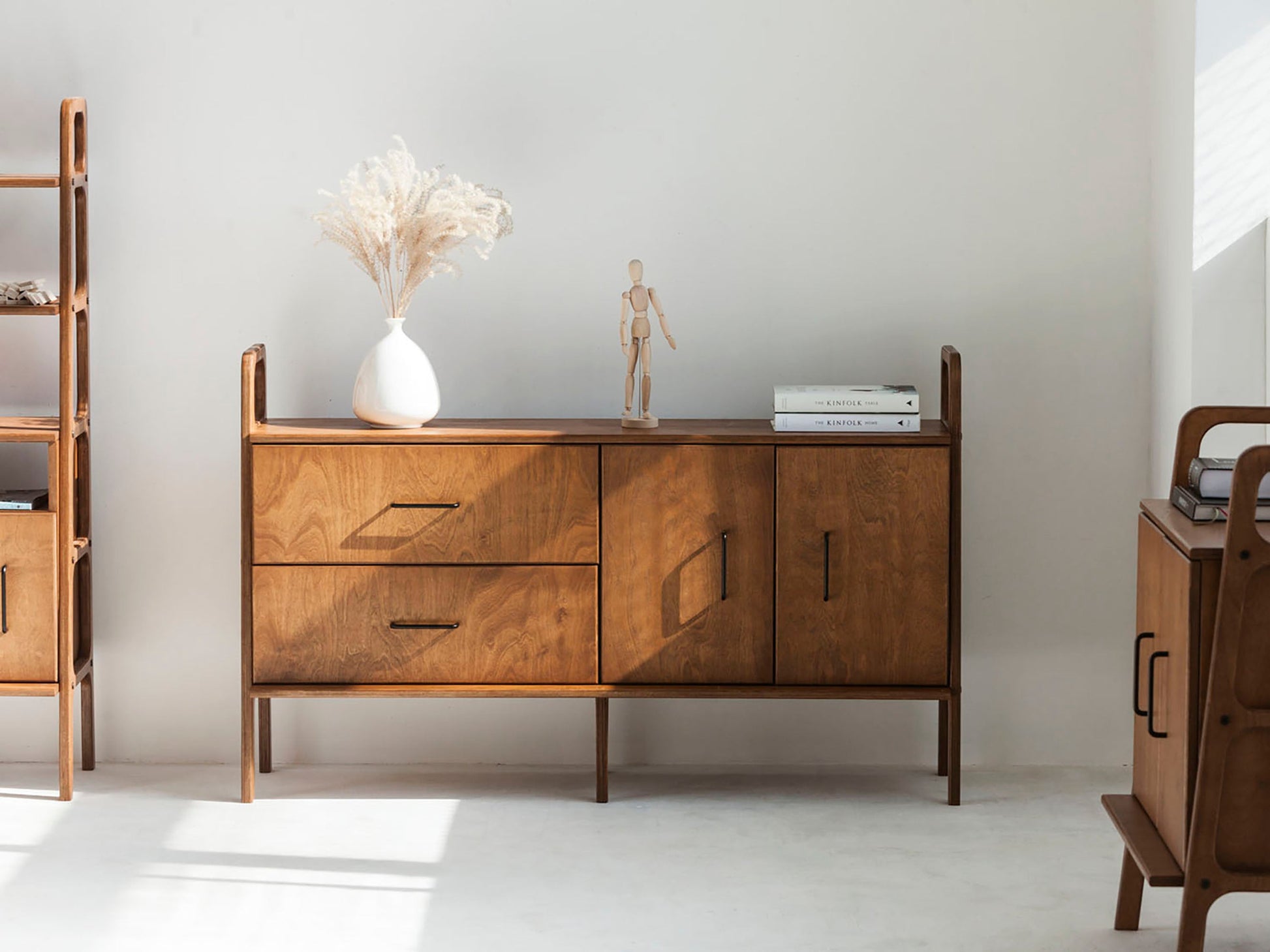 wooden-sideboard-with-drawers-and-cabinet
